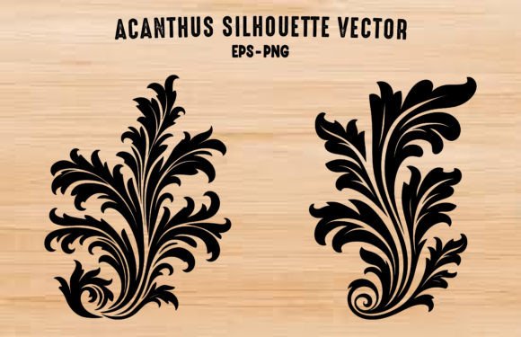 Acanthus Decorative Ornament Vector: Elevating Your Designs
