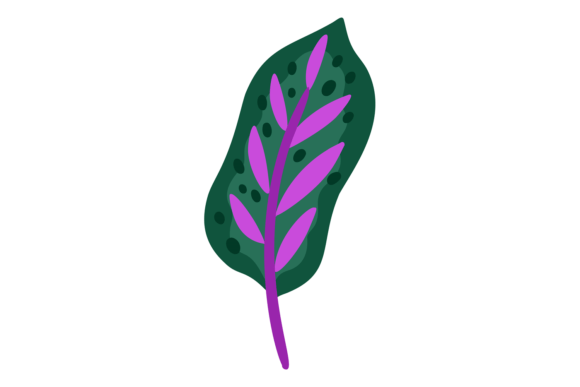Cute Leaf Icon: Decorative Botany for Modern Designs