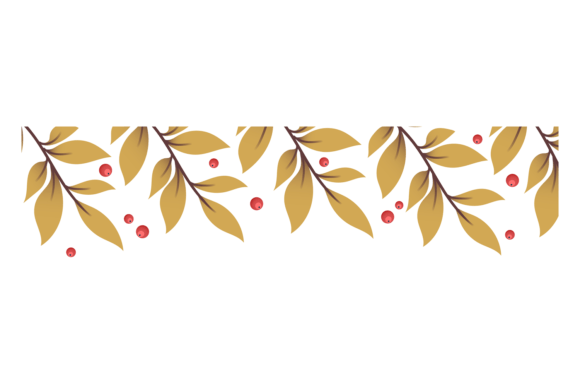 Decorative Floral Border: Color Botany F for Modern Branding