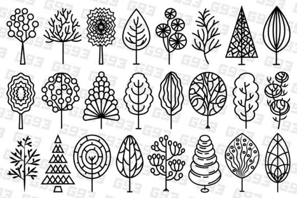 Decorative Line Art Trees: Elevate Your Visual Storytelling