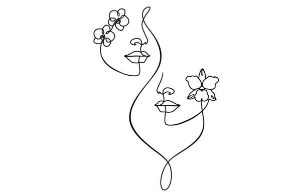Decorative Women's Faces and Flowers Art: A Guide