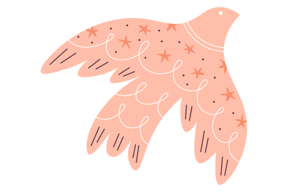 Folk Pattern Bird Element: Infusing Charm into Design