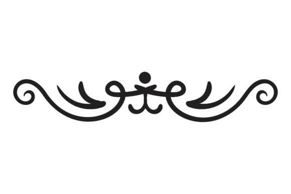 Luxury Black Line Divider. Decorative Pa: A Designer's Secret Weapon