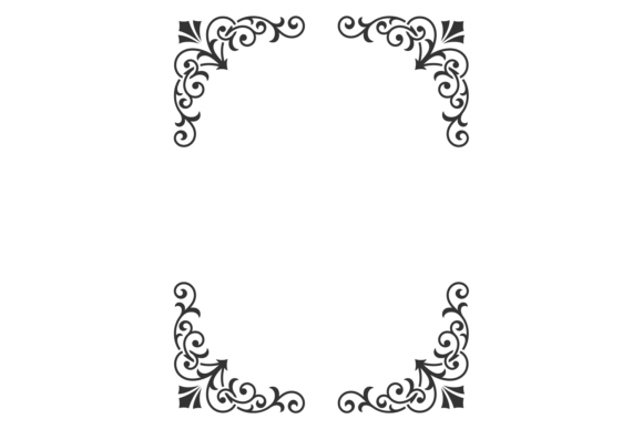 Ornate Vintage Frame: Elegant Decorative Style