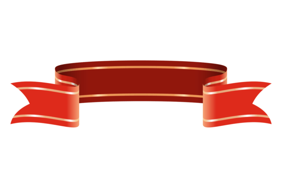 Red Ribbon Label Banner: A Decorative Premium Font