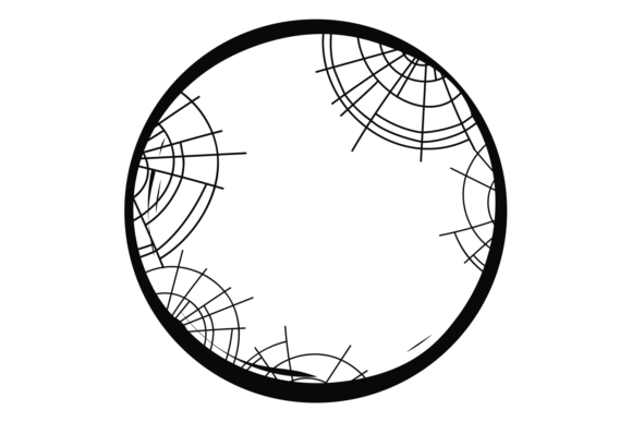 Round Web Frame Cobweb Black Decorative: A Designer's Deep Dive