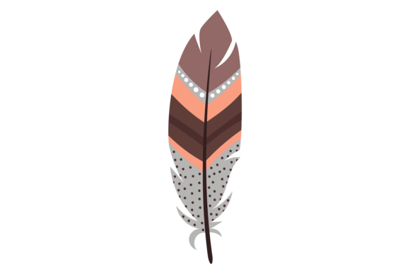 Unveiling Folk Feather: Decorative Quill Pattern I